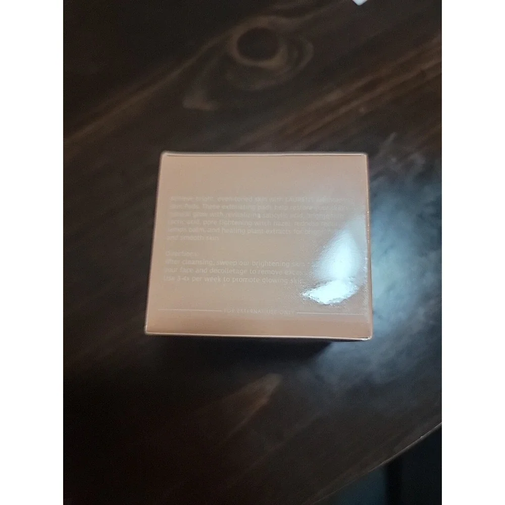 FULL SIZE‎ 50 PADS Laurens Brightening Skin Pads Lactic Acid Plant Extracts NIB